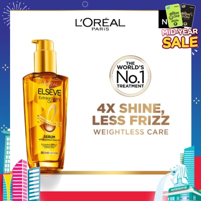 L'OREAL PARIS ELSEVE Extraordinary Oil Hair Treatment Gold Hair Oil Rich  (For All Hair Types) 100ml