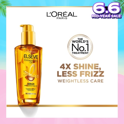 L'OREAL PARIS ELSEVE Extraordinary Oil Hair Treatment Gold Hair Oil Rich  (For All Hair Types) 100ml