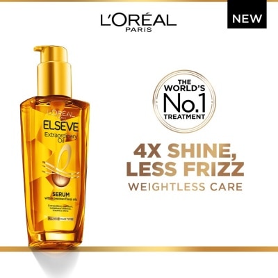 L'OREAL PARIS ELSEVE Extraordinary Oil Hair Treatment Gold Hair Oil Rich  (For All Hair Types) 100ml