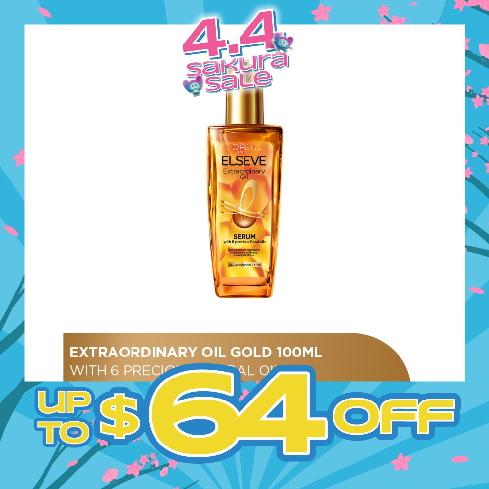 Extraordinary Oil Hair Treatment Gold Hair Oil Rich (For All Hair Types) 100ml