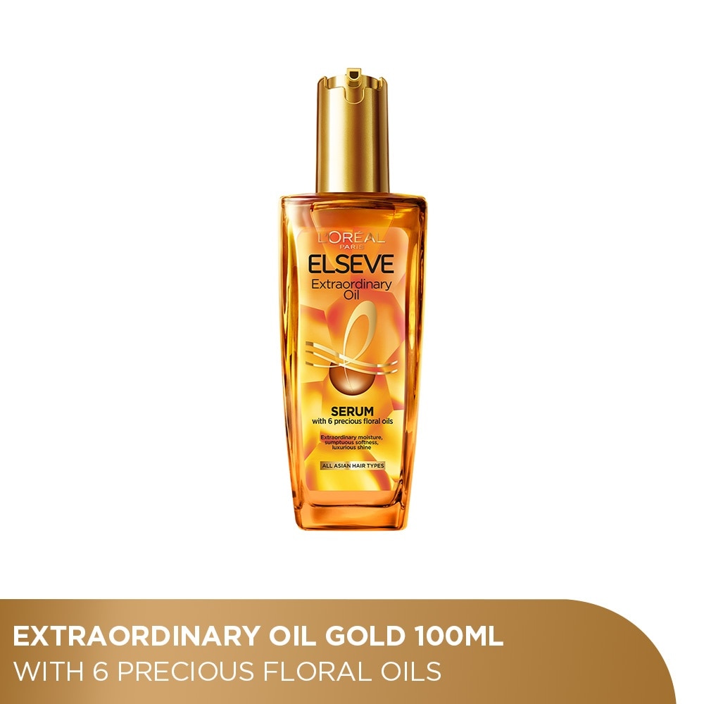 Extraordinary Oil Hair Treatment Gold Hair Oil Rich  (For All Hair Types) 100ml