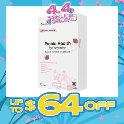 GREENLIFE - Probio Health Women 30B (Support Intimate And Digestive Health) 30s
