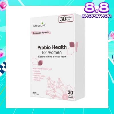 GREENLIFE Probio Health Women 30B (Support Intimate And Digestive Health) 30s
