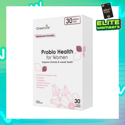 GREENLIFE Probio Health Women 30B (Support Intimate And Digestive Health) 30s