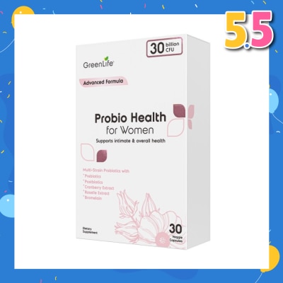 GREENLIFE Probio Health Women 30B (Support Intimate And Digestive Health) 30s