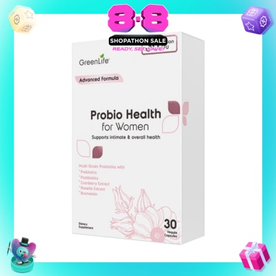 GREENLIFE - Probio Health Women 30B (Support Intimate And Digestive Health) 30s (Expiry: May`2027)