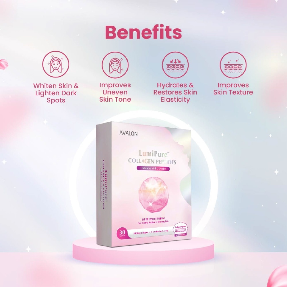 LumiPure Collagen Peptides Enhanced with L-Cystine 30s