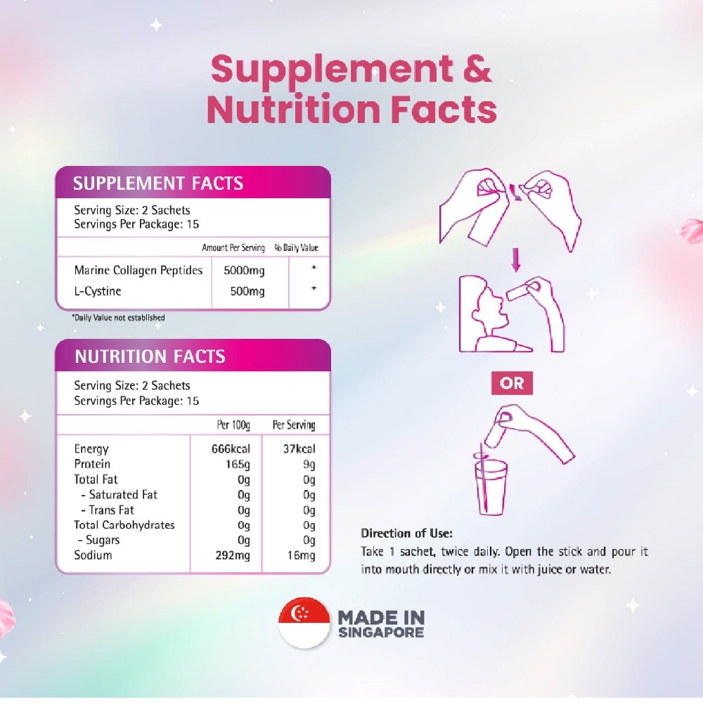 LumiPure Collagen Peptides Enhanced with L-Cystine 30s