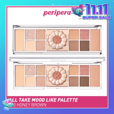 PERIPERA All Take Mood Like Palette 03 Honey Brown (Honey K-Ookie) 10g