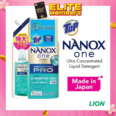 TOP NANOX One Ultra Concentrated Liquid Detergent Refill (Pro Hygienic Power) 790g