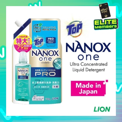 TOP NANOX One Ultra Concentrated Liquid Detergent Refill (Pro Hygienic Power) 790g
