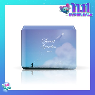 LAFRE Sanitary Napkin Night 290mm (Extremely Absorbent And Breathable, 1mm Ultra Thin Design) 16s