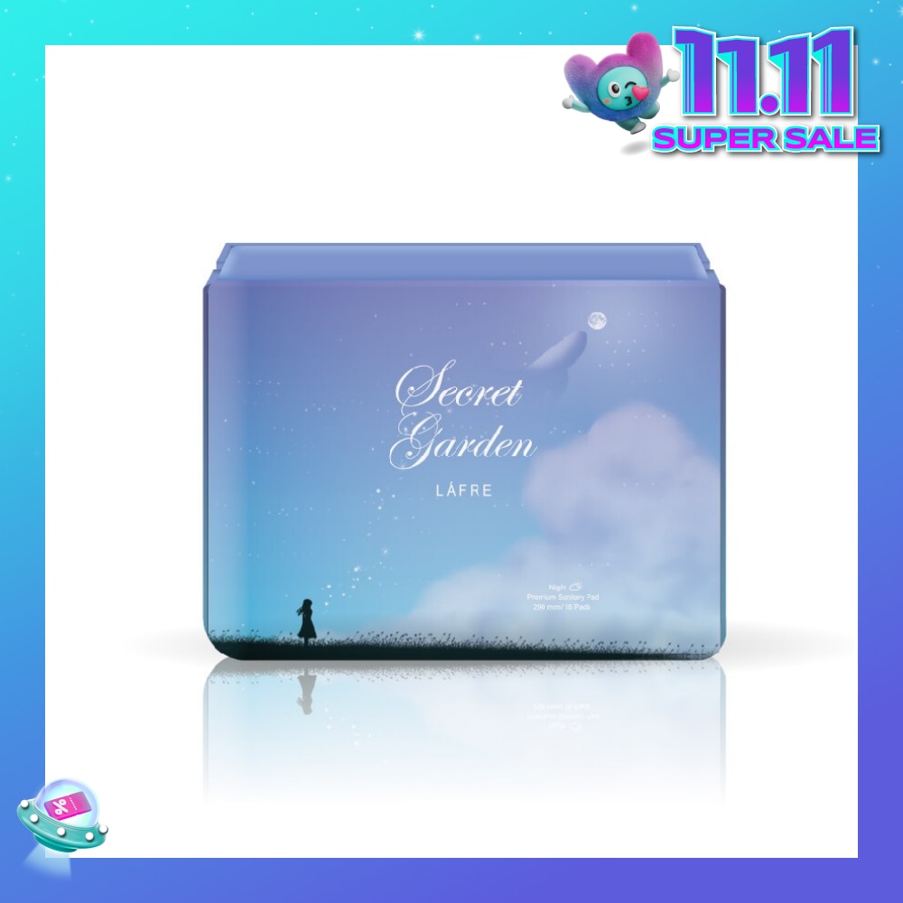 Sanitary Napkin Night 290mm (Extremely Absorbent And Breathable, 1mm Ultra Thin Design) 16s