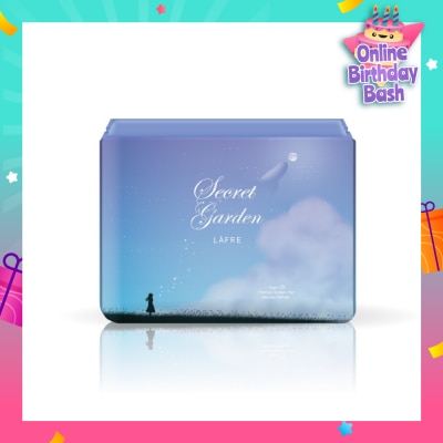 LAFRE Sanitary Napkin Night 290mm (Extremely Absorbent And Breathable, 1mm Ultra Thin Design) 16s