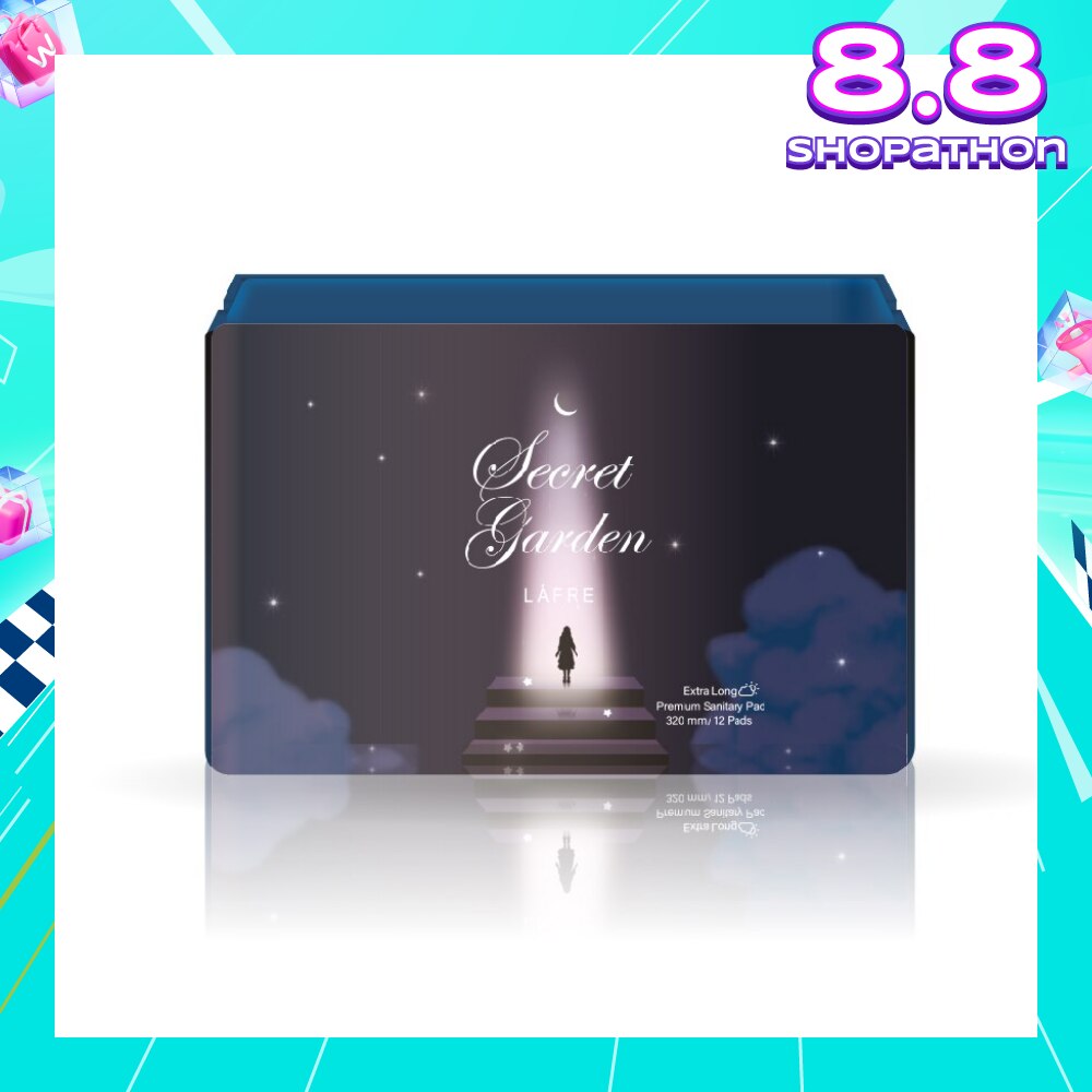 Sanitary Napkin Night Extra Long 320mm (Extremely Absorbent And Breathable, 1mm Ultra Thin Design) 12s