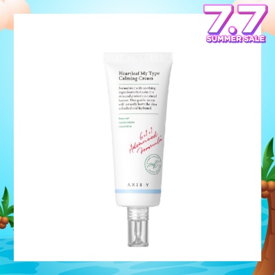 AXIS-Y Heartleaf My Type Calming Cream (Lightweight Gel Type Calming Cream Made With Heartleaf And Centella Asiatica To Soothe Irritated And Dehydrated Skin) 60ml