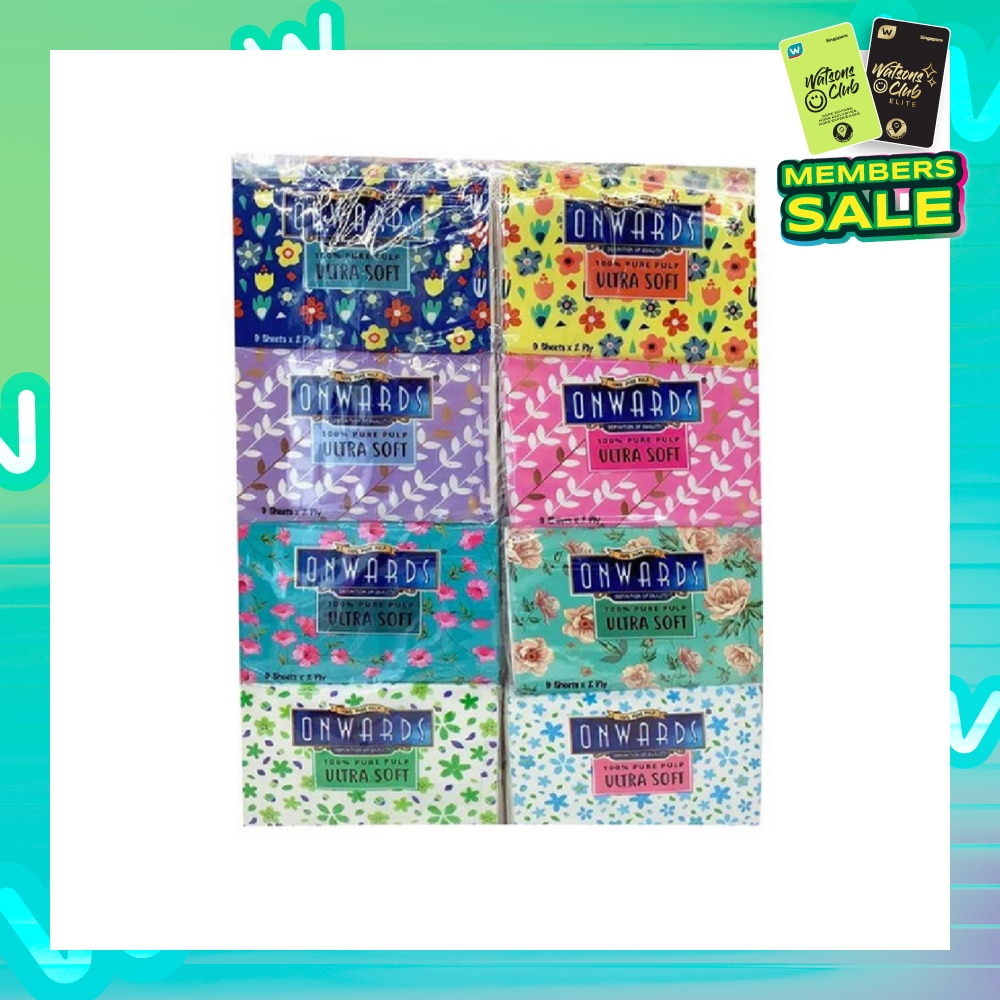 Pocket Tissue 2 Ply (Ultra Softness Feeling) 48s X 9s