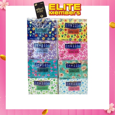 ONWARDS Pocket Tissue 2 Ply (Ultra Softness Feeling) 48s X 9s