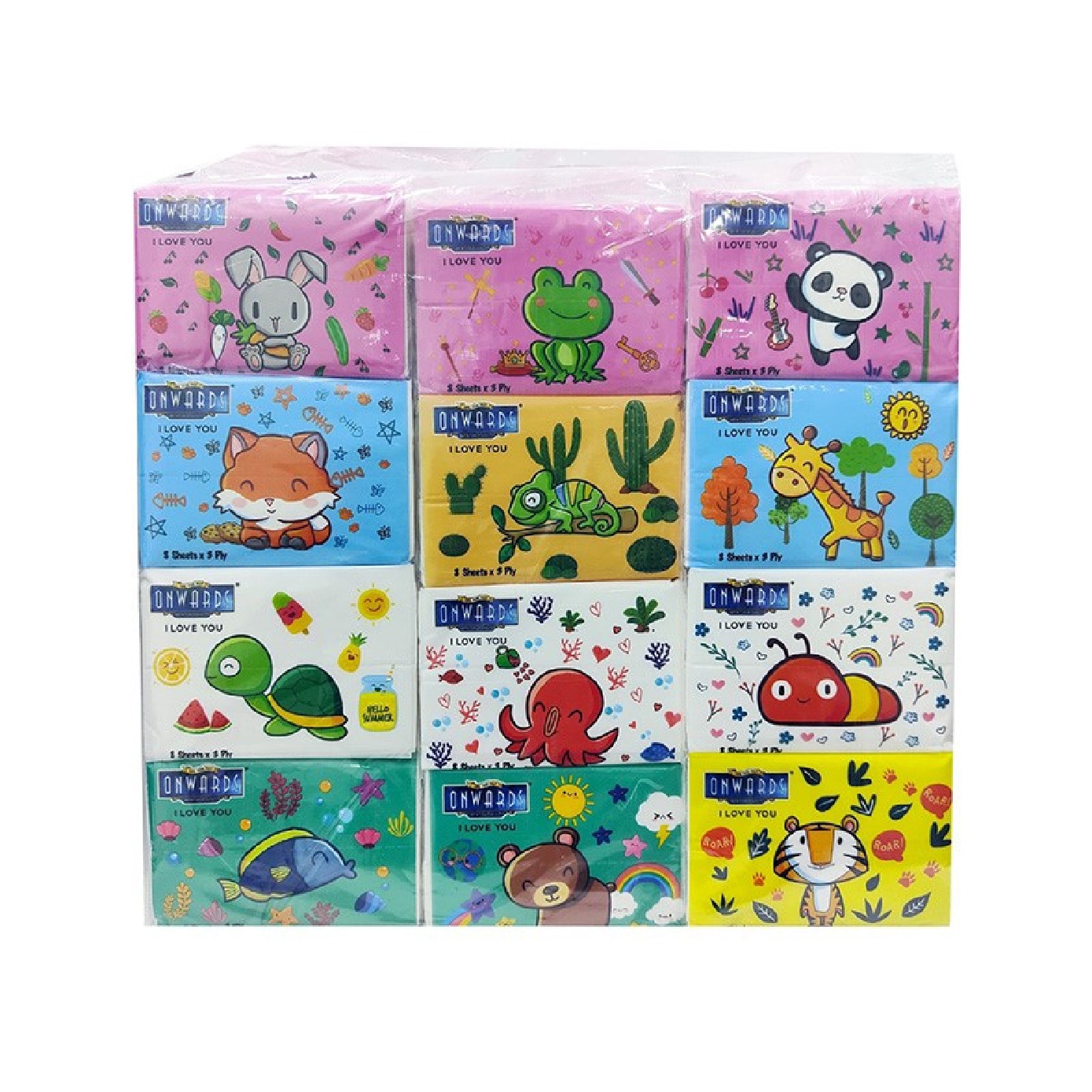 Pocket Tissue 3 Ply (Ultra Softness Feeling) 72s x 8s