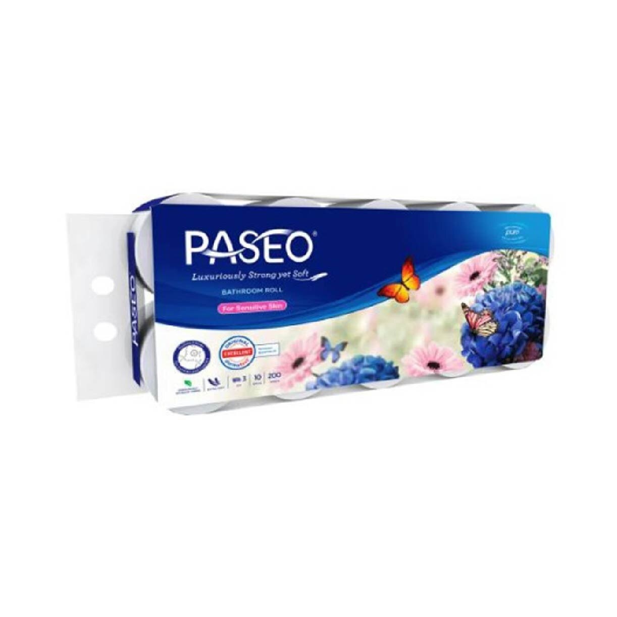 Bathroom Tissue 3 Ply Quilted Pillow Emboss (Derma Tested For Sensitive Skin) 200s X 10s image