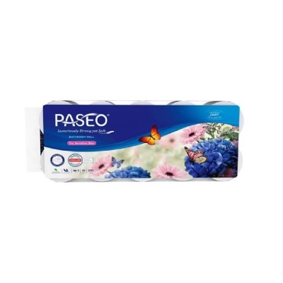 PASEO - Bathroom Tissue 3 Ply Quilted Pillow Emboss (Derma Tested For Sensitive Skin) 200s X 10s image