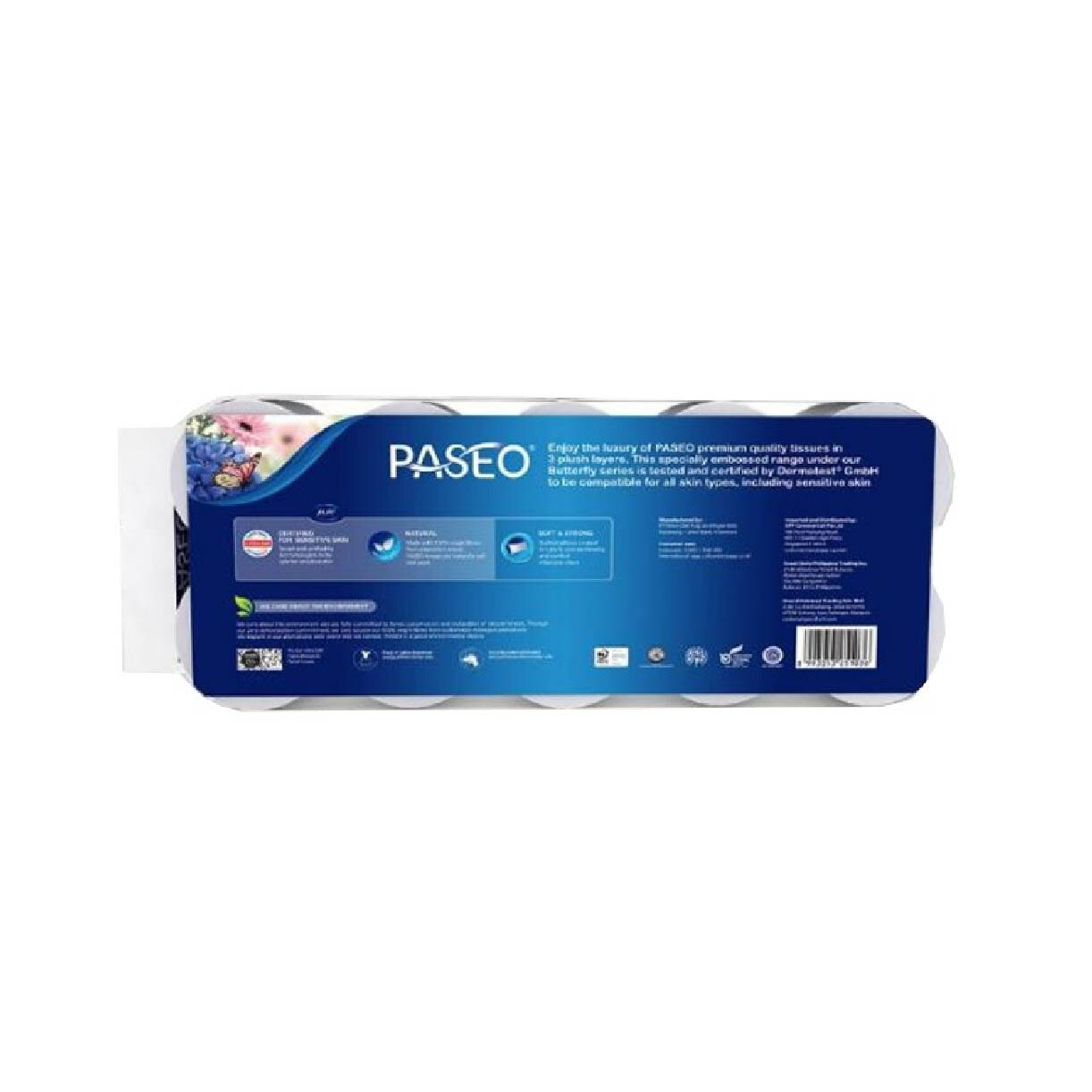 Bathroom Tissue 3 Ply Quilted Pillow Emboss (Derma Tested For Sensitive Skin) 200s X 10s image