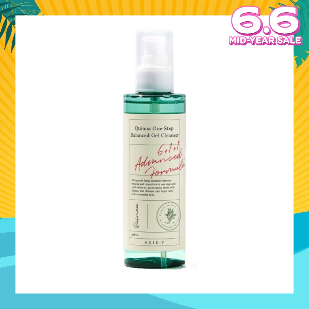 Quinoa One Step Balanced Gel Cleanser (Clears Makeup And Pores In One Step While Delivering A Gentle And Hydrating Wash At Your Skin’s Natural Ph) 180ml