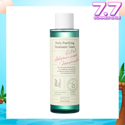 AXIS-Y Daily Purifying Treatment Toner (Effectively Clears Out Bacteria And Pollution Stuck Deep In The Pores To Purify The Skin And Reduce Irritation And Acne) 200ml
