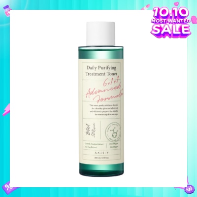 AXIS-Y Daily Purifying Treatment Toner (Effectively Clears Out Bacteria And Pollution Stuck Deep In The Pores To Purify The Skin And Reduce Irritation And Acne) 200ml