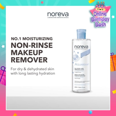 NOREVA Aquareva Moisturizing Micellar Water (Non Rinse Make Up Remover) 400ml