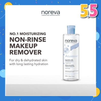 NOREVA Aquareva Moisturizing Micellar Water (Non Rinse Make Up Remover) 400ml
