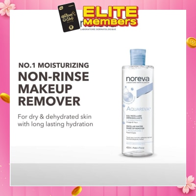 NOREVA Aquareva Moisturizing Micellar Water (Non Rinse Make Up Remover) 400ml