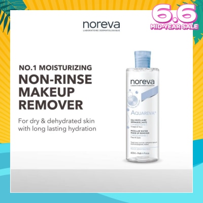NOREVA Aquareva Moisturizing Micellar Water (Non Rinse Make Up Remover) 400ml