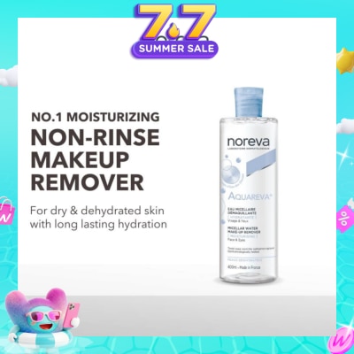 NOREVA - Aquareva Moisturizing Micellar Water (Non Rinse Make Up Remover) 400ml (Expiry: Nov`2026)