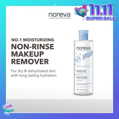 NOREVA Aquareva Moisturizing Micellar Water (Non Rinse Make Up Remover) 400ml