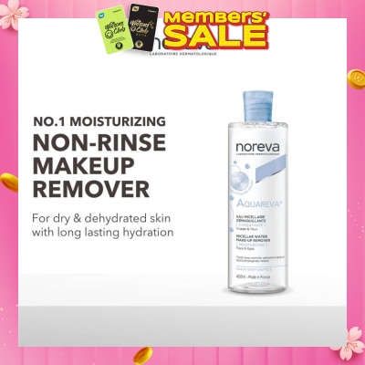 NOREVA Aquareva Moisturizing Micellar Water (Non Rinse Make Up Remover) 400ml
