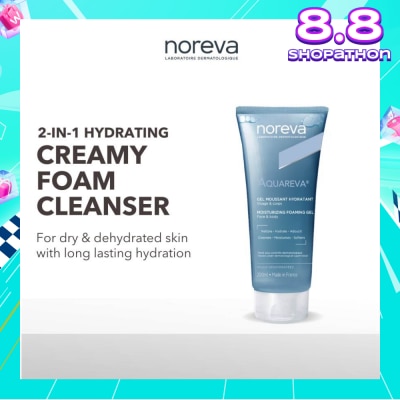 NOREVA Aquareva Moisturizing Foaming Gel (2 In 1 Cleanser For Face & Body) 200ml