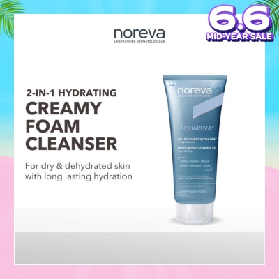 NOREVA Aquareva Moisturizing Foaming Gel (2 In 1 Cleanser For Face & Body) 200ml