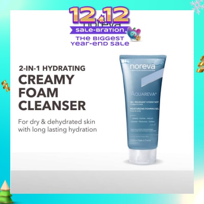 NOREVA Aquareva Moisturizing Foaming Gel (2 In 1 Cleanser For Face & Body) 200ml