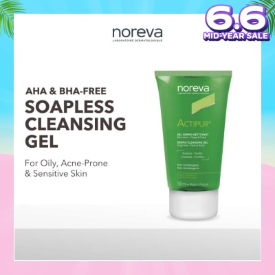 NOREVA Actipur Dermo Cleansing Gel Cleanser (For Oily, Acne-Prone, Sensitive Skin Without Aha Or Bha) 150ml