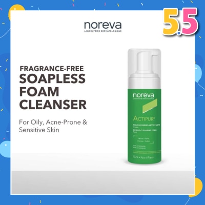 NOREVA Actipur Dermo Cleansing Foam Cleanser (For Oily, Acne-Prone, Sensitive Skin Without Aha Or Bha) 150ml