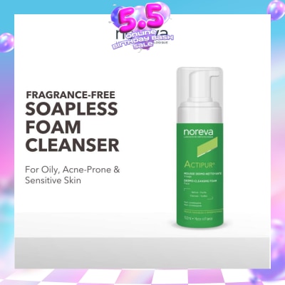 NOREVA - Actipur Dermo Cleansing Foam Cleanser (For Oily, Acne-Prone, Sensitive Skin Without Aha Or Bha) 150ml
