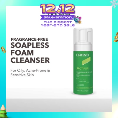 NOREVA Actipur Dermo Cleansing Foam Cleanser (For Oily, Acne-Prone, Sensitive Skin Without Aha Or Bha) 150ml