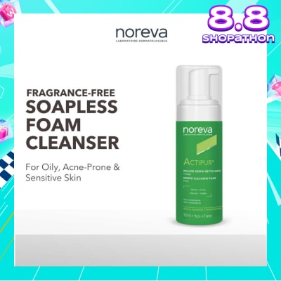 NOREVA Actipur Dermo Cleansing Foam Cleanser (For Oily, Acne-Prone, Sensitive Skin Without Aha Or Bha) 150ml