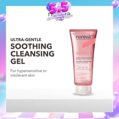 NOREVA - Sensidiane Soothing Cleansing Gel (Ultra Gentle, Soap Free Cleanser For Hypersensitive Skin) 200ml