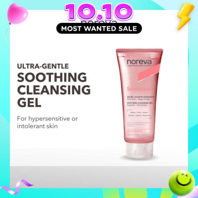 NOREVA Sensidiane Soothing Cleansing Gel (Ultra Gentle, Soap Free Cleanser For Hypersensitive Skin) 200ml image