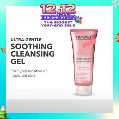 NOREVA Sensidiane Soothing Cleansing Gel (Ultra Gentle, Soap Free Cleanser For Hypersensitive Skin) 200ml