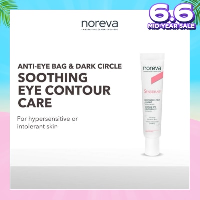 NOREVA Sensidiane Soothing Eye Contour Care (For Eye Bags + Dark Eye Circles With Sensitive Skin) 15ml