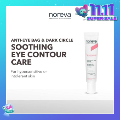 NOREVA Sensidiane Soothing Eye Contour Care (For Eye Bags + Dark Eye Circles With Sensitive Skin) 15ml