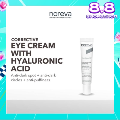 NOREVA Trio White Xp Anti Dark Spot Eye Contour Care (Depigmenting Eye Cream With Hyaluronic Acid) 10ml
